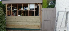 Tuinhuis herstellen + afwerking - Reno-Vlero
